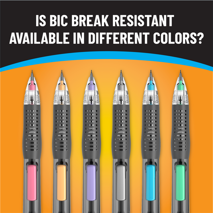 BIC Break Resistant Mechanical Pencils with Erasers, No. 2 Medium Point (0.7mm), 12-Count Pack of Pencils for School or Office Supplies