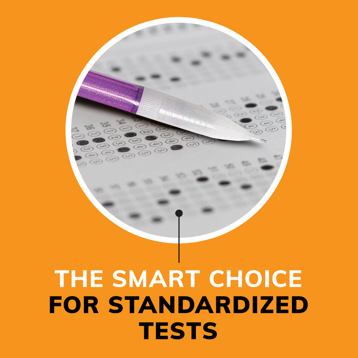 BIC Xtra-Sparkle Number 2 Mechanical Pencils With Erasers, Medium Point (0.7mm), 15-Count Pack, Cute Mechanical Pencils for Girls, Boys and Adults