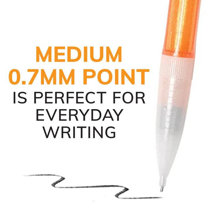 BIC Xtra-Sparkle Number 2 Mechanical Pencils With Erasers, Medium Point (0.7mm), 15-Count Pack, Cute Mechanical Pencils for Girls, Boys and Adults