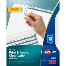 Avery Index Maker Index Divider