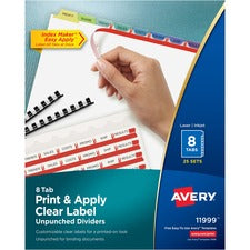 Avery Index Maker Index Divider