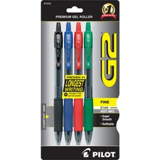 Pilot G2 Retractable Gel Ink Rollerball Pens