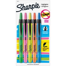 Sharpie Smear Guard Retractable Highlighters