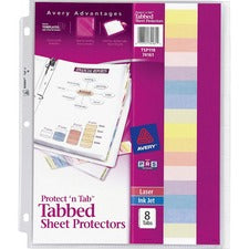 Avery Tabbed Sheet Protectors