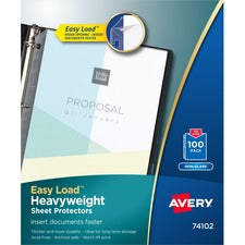 Avery Heavyweight Sheet Protectors