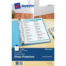 Avery Mini Diamond Clear Heavyweight Sheet Protectors