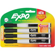 Expo Eraser Cap Fine Magnetic Dry Erase Markers