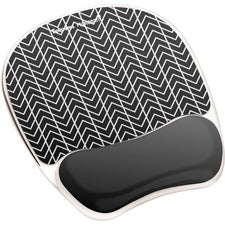 Fellowes Photo Gel Mouse Pad Wrist Rest with Microban&reg;