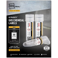 Avery UltraDuty Chemical Label