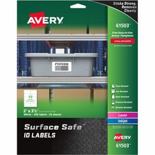 Avery Surface Safe ID Label