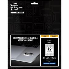 Avery PermaTrack Destructible Asset Tag Labels