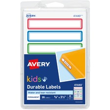 Avery Kids Gear Durable Labels