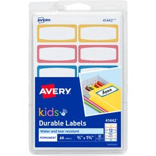 Avery Kids Gear Durable Labels