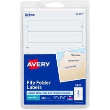 Avery Removable File Folder Labels