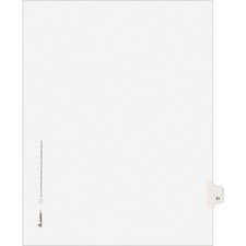 Avery Individual Legal Exhibit Dividers