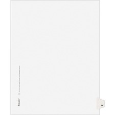 Avery Individual Legal Exhibit Dividers