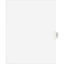 Avery Individual Legal Exhibit Dividers