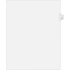 Avery Individual Legal Exhibit Dividers