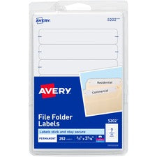 Avery Permanent File Folder Labels