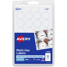 Avery Removable ID Labels