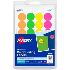 Avery Color Coded Label