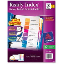 Avery Ready Index Custom TOC Binder Dividers