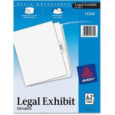 Avery Premium Collated Legal Exhibit Dividers with Table of Contents Tab