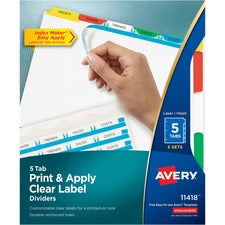 Avery Index Maker Index Divider