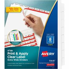 Avery Index Maker Index Divider