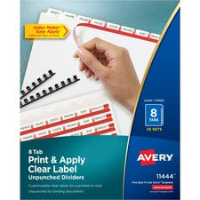 Avery Print & Apply Label Unpunched Dividers