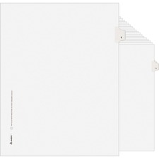 Avery Individual Legal Exhibit Dividers