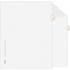 Avery Individual Legal Exhibit Dividers