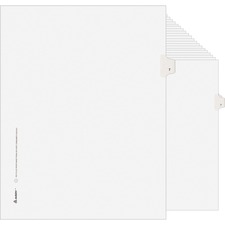 Avery Individual Legal Exhibit Dividers