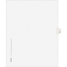 Avery Individual Legal Exhibit Dividers