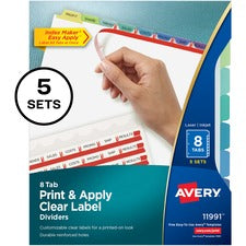 Avery Index Maker Index Divider