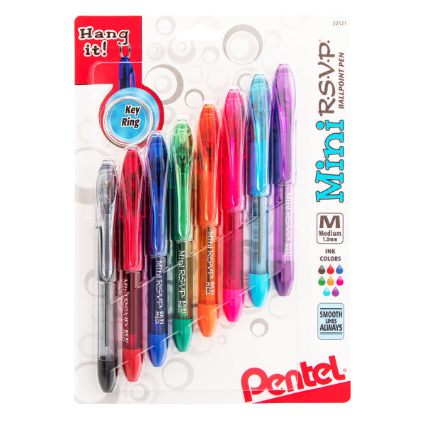 Pentel Mini R.S.V.P. Ballpoint Pens