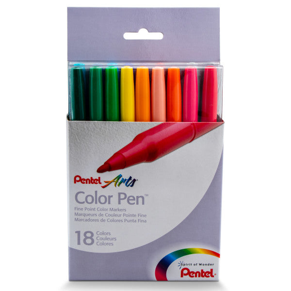 Pentel Arts Fine Point Color Pen Markers