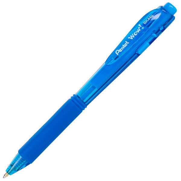 Pentel WOW! Retractable Ballpoint Pens, 1.0mm, Medium Line