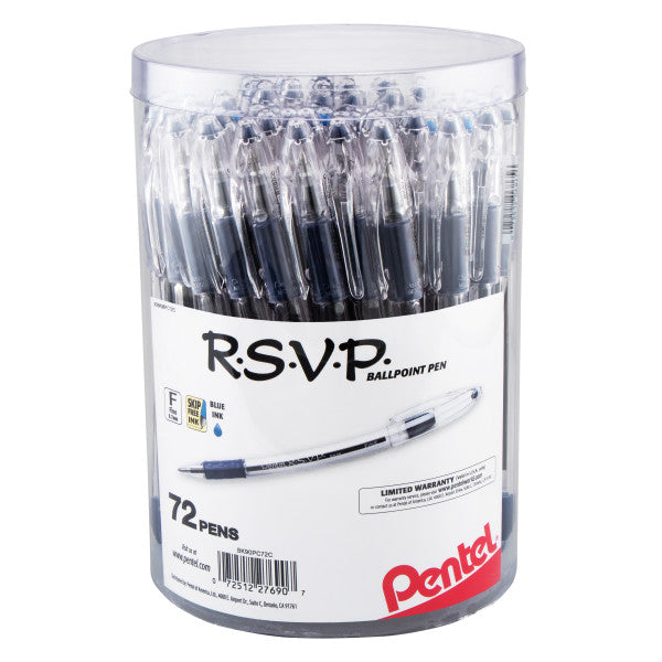 Pentel R.S.V.P. Ballpoint Pens Canisters - Bulk