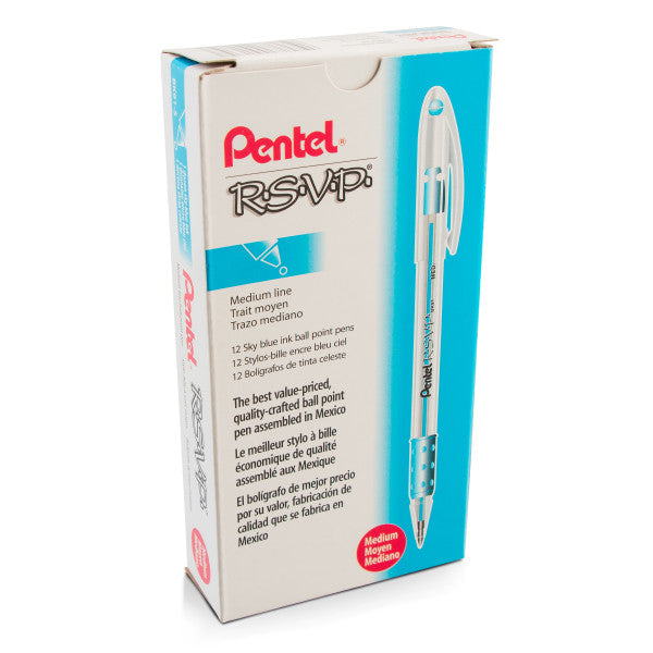 Pentel R.S.V.P. Ballpoint Pens - 12 Pack