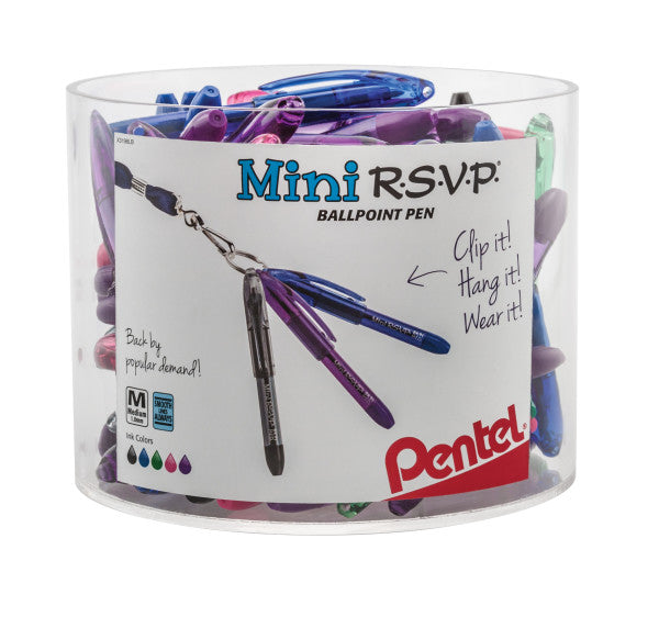 Pentel Mini R.S.V.P. Ballpoint Pens