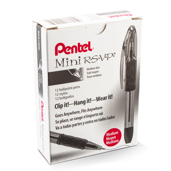 Pentel Mini R.S.V.P. Ballpoint Pens