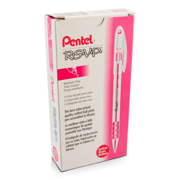 Pentel R.S.V.P. Ballpoint Pens - 12 Pack