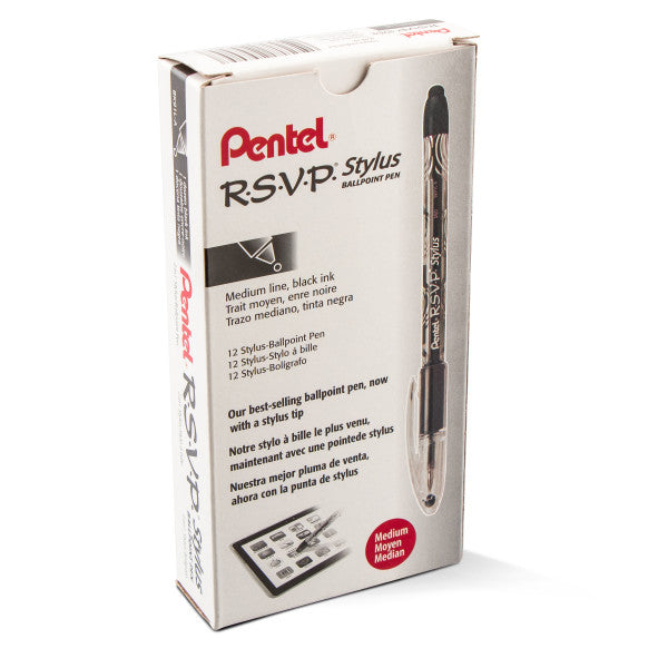 Pentel R.S.V.P. Ballpoint Pens - 12 Pack