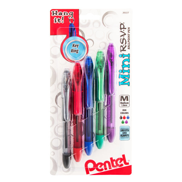 Pentel Mini R.S.V.P. Ballpoint Pens