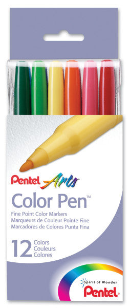 Pentel Arts Fine Point Color Pen Markers